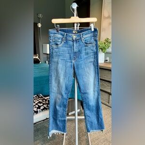MOTHER Insider Crop Step Fray SIZE 28